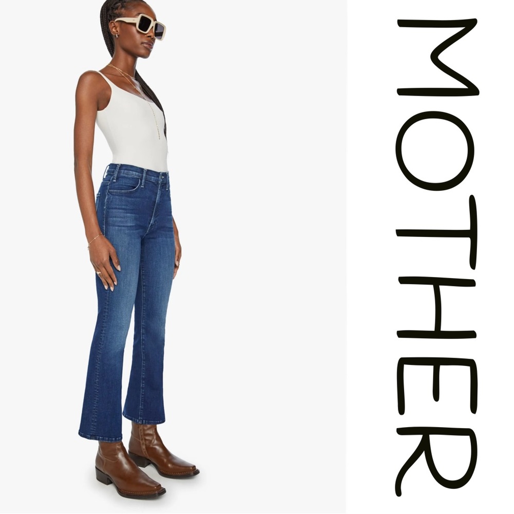 MOTHER Blue Ankle & Cropped Jeans